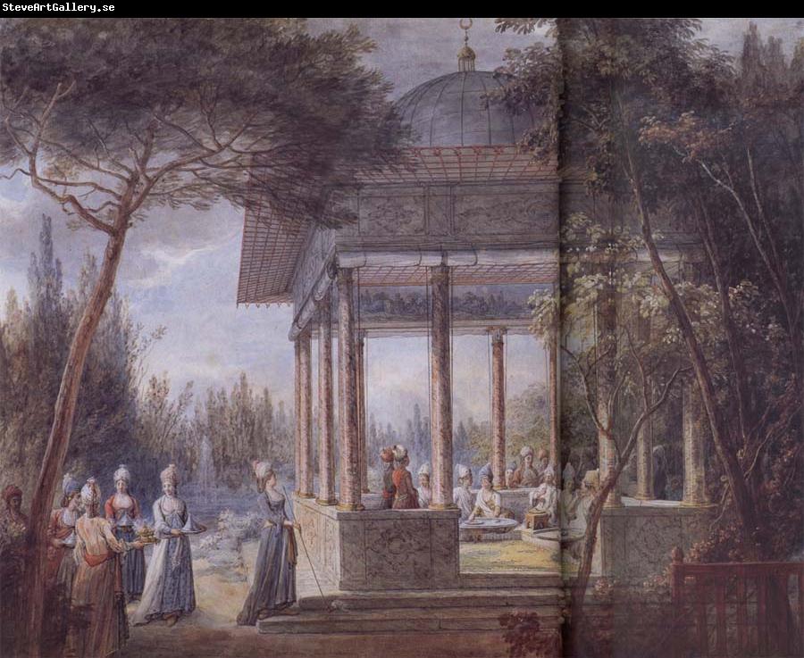 Jean-Baptiste Hilair Harem Scene